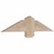 Ekena Millwork Eugene Smooth Timber Gable Bracket, Douglas Fir, 36"W x 7"H x 5 1/2"D x 5 1/2"F, 5/12 Pitch GBW036X07X0606EUG00SDF - alternate 5